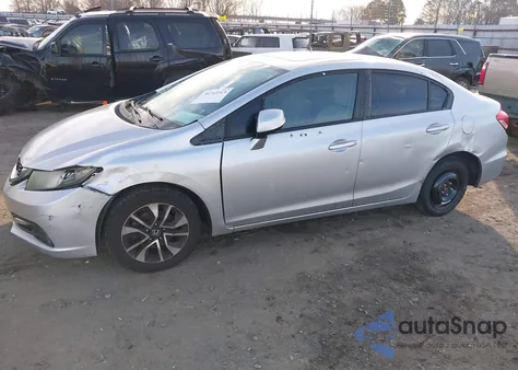 2013 Honda Civic Ex из США, поврежденный, VIN 19XFB2F87DE080245